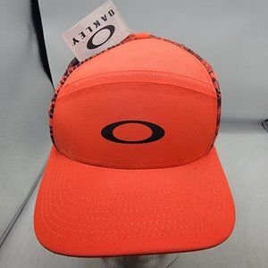 Oakley Shade Me Adjustable Hat Orange Athletic Adjustable Lightweight Casual